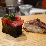 天然本まぐろ ありそ鮨し - 