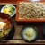 秋月そば - 料理写真:セットメニュー (もりそば ＋ 信州牛ローストビーフ丼) 1100円