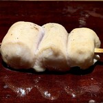 銀座焼とり 京丹波 - ささみの藁焼き