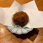 炭火焼き ヒノカミ - 自家製牛メンチカツ