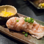 湘南鮮魚と炭焼牛たん かっこ - 阿波尾鶏