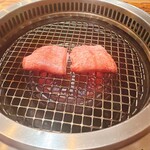博多焼肉 牛乃 - 薄切りねぎ塩タン