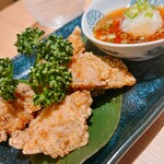 激太魚 - マグロの竜田揚げ、アツアツ！