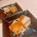 激太魚 - デザートのわらび餅、口当たりが良かった！