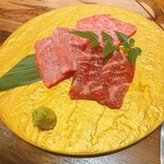 博多焼肉 牛乃 - 厳選「塩」三種盛合せ