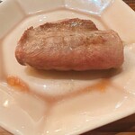 博多焼肉 牛乃 - 薄切りねぎ塩タン