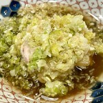 中華旬菜ハオスイ - 蒸し鶏の葱ソース