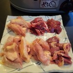 誠平鳥 - 鳥焼肉6点盛り