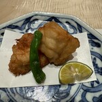 個室会席 北大路 - フグの唐揚げ