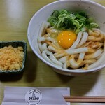 そば処 月 - 伊勢うどん 700円