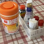 食堂はまかぜ - ウェットティッシュ/調味料/爪楊枝