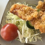 食堂はまかぜ - はまぐりの串揚げ