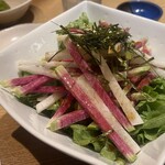 越後酒房 八海山 御茶ノ水店 - 紅白大根のサラダ 