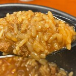 担担麺や 天秤 - 雑炊風リフト
