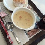 ミスタードーナツ - モーニングスープセット480円です♬