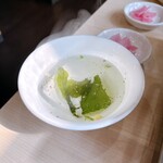 ねぎたん屋 - セットのスープ