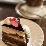 ケーキ工房フリアンナカムラ - ノアール＆ホットコーヒー