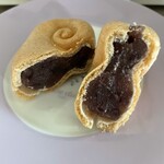 小ざさ - 最中　黒餡