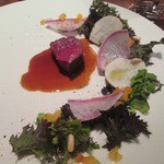 北新地Koutaro - 愛媛産の鹿　抜群の火入れでとても柔らかい