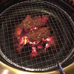 炭火焼肉えん - ランチの和牛ハラミ定食