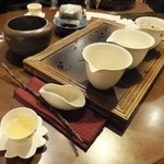 Jioufen Teahouse - 『東方美人』と『鉄観音茶』を頂きました。