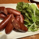 大衆馬肉酒場 冨士乃馬 - 馬肉のチョリソー