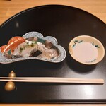 おか田 - トラフグの石焼き