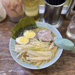 家系ラーメン まこと家 - ネギラーメン  味付玉子