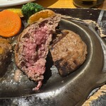 さわやか - ハンバーグ断面