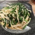 福味々 - ニラ玉もやし炒め