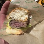 さわやか - ハンバーガー断面
