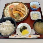 レストラン　フジミヤ - ミックスフライ定食（内容は日による）
