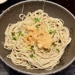 蕎麦切り 爾今 - 辛味大根蕎麦につゆかけました♪