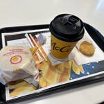 マクドナルド - 料理写真:ソーセージエッグマフィンセット(530円)