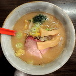 麺屋大河 - 2015年1月22日(木)　味噌ラーメン(700円)