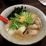 麺屋大河 - 2015年1月22日(木)　牡蛎味噌ラーメン(980円)