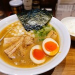 煮干し中華そば 麺屋 芝乃 - 特製濃厚煮干、大盛