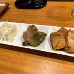 国民酒場 じぃえんとるまん - おつまみ3種350円