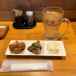 国民酒場 じぃえんとるまん - ハイボール350円+おつまみ3種350円