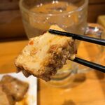 国民酒場 じぃえんとるまん - おつまみ3種350円の厚揚げ