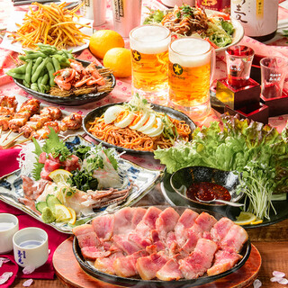 人気メニュー+2時間飲み放題付コース3990円～!!