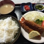 食事の店 千成 - エビフライ定食（大盛）