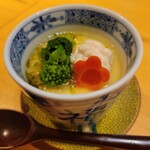 京都祇園鰻四代目菊川 - 季節の茶碗蒸し