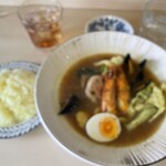 スープカレー syukur  - 海の幸なスープカレー(トッピング追加)