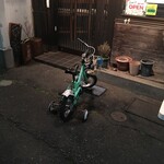 南インド料理 レジナ - と思ったら、一番乗るのは初代のこちらだそうです(まだ小さいので補助輪がある方が乗りやすいようです)