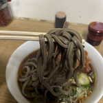 一由そば - 田舎そばの太麺