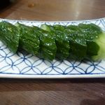 一献 - キュウリの一本漬け