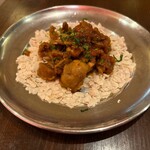 Asian kitchen cafe 百福 - ★5パングラ　ブテコ　ネパールの砂ずりスパイス炒め