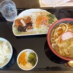 キッチン和味 - ランチ,うどん定食,ごはん少な目選択。キッッチン和味(愛知県豊田市)TMGP撮影