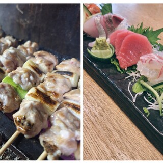 鮮度抜群の鮮魚とこだわりの炭火焼き
